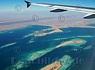Flugzeug,Rotes Meer,am Roten Meer,Luftbild,Luftaufnahme,Inseln,Riff